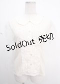 axes femme / 袖オーガンジーブラウス風プルオーバー M 生成り Y-25-04-03-061-AX-TO-SZ-ZY