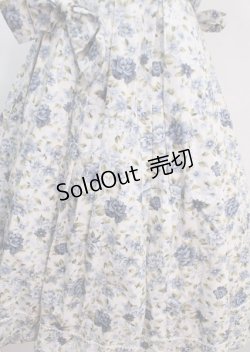 画像4: Victorian maiden / フラワリーパフスリーブドレス  ブルー Y-25-04-03-073-CL-OP-SZ-ZY