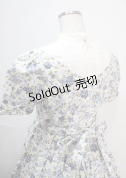 画像5: Victorian maiden / フラワリーパフスリーブドレス  ブルー Y-25-04-03-073-CL-OP-SZ-ZY