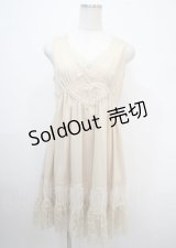 axes femme / ビジューｘレースワンピース  キナリ Y-25-04-03-084-AX-OP-AS-ZY