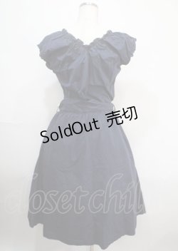 画像2: axes femme / ワンピース M 紺 Y-25-04-03-093-AX-OP-SZ-ZY