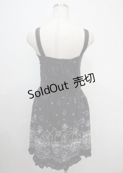 画像2: axes femme / 花リース柄ワンピース M 黒 Y-25-04-03-095-AX-OP-SZ-ZI
