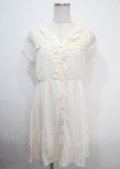 axes femme / レーシー切り替えワンピース M キナリ Y-25-04-03-096-AX-OP-SZ-ZI