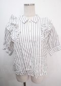 axes femme / フリルブラウス F 黒 Y-25-04-03-009-AX-BL-SZ-ZY