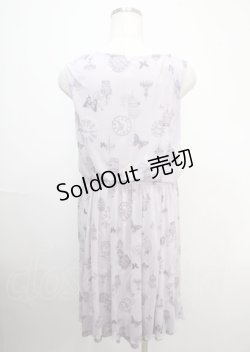 画像2: axes femme / 蝶柄ワンピース M ラベンダー Y-25-04-03-104-AX-OP-SZ-ZY