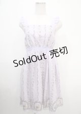 axes femme POETIQUE / ラビット苺柄ワンピース M ラベンダー Y-25-04-03-108-AX-OP-SZ-ZY