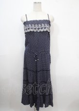 画像1: 【SALE】axes femme / オールインワン M 紺 Y-25-04-03-117-AX-OP-SZ-ZT494 (1)