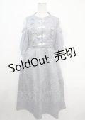 axes femme POETIQUE / チャイナボタン肩あきワンピース M グレー Y-25-04-03-118-AX-OP-SZ-ZY