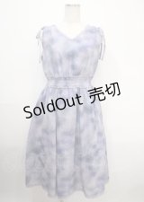 axes femme POETIQUE / 夏の星座シフォンワンピース  ラベンダー Y-25-04-03-120-AX-OP-AS-OS