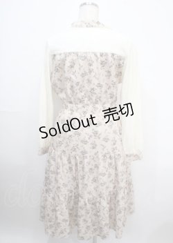 画像2: axes femme / フラワーシフォンワンピース  キナリ Y-25-04-03-129-AX-OP-SZ-ZI