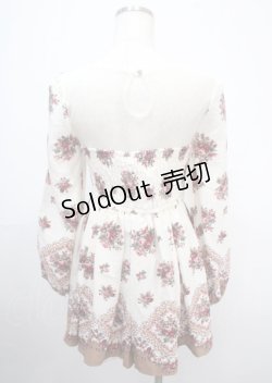 画像2: LIZ LISA / ローズプリントワンピース  アイボリー Y-25-04-03-130-LO-OP-SZ-ZI