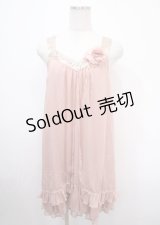 axes femme / BACKデザインタンクドレス  ピンク Y-25-04-03-131-AX-OP-AS-ZY