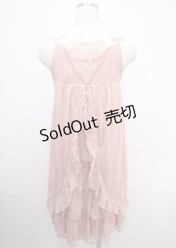 画像2: axes femme / BACKデザインタンクドレス  ピンク Y-25-04-03-131-AX-OP-AS-ZY