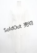axes femme / ドロスト長袖レースガウン  白 Y-25-04-03-137-AX-TO-AS-ZY