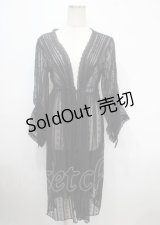 axes femme / ドロスト長袖レースガウン  黒 Y-25-04-03-138-AX-TO-AS-ZY
