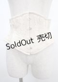 abilletage / レースデザインショートコルセット  キナリ Y-25-04-03-140-GO-AC-SZ-ZY