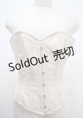 abilletage / レースプリントコルセット  アイボリー Y-25-04-03-145-GO-TO-SZ-ZS