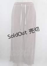 axes femme / カットプリーツパンツ  ピンク Y-25-04-03-148-AX-PA-SZ-ZI