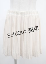 axes femme / レース使いプリーツキュロット  キナリ Y-25-04-03-151-AX-SK-SZ-ZY