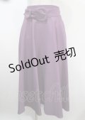F&A / カラーパレットスカート F パープル Y-25-04-03-157-LO-SK-SZ-ZY