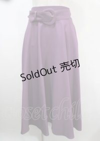 F&A / カラーパレットスカート F パープル Y-25-04-03-157-LO-SK-SZ-ZY