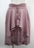 axes femme / ジップ付イレヘムスカート  ピンク Y-25-04-03-158-AX-SK-SZ-OS