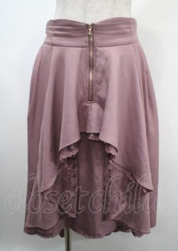 画像1: axes femme / ジップ付イレヘムスカート  ピンク Y-25-04-03-158-AX-SK-SZ-OS