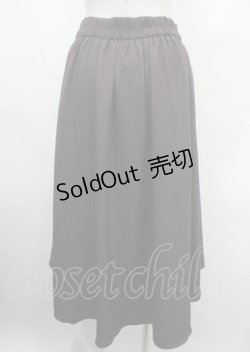 画像2: axes femme / バイカラースカート  ブラウン Y-25-04-03-159-AX-SK-SZ-ZY