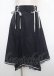 画像1: axes femme POETIQUE / レースアッププリーツ切替スカート M 紺 Y-25-04-03-169-AX-SK-SZ-ZY (1)