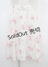axes femme / ドビー素材花柄プリントスカート M キナリ Y-25-04-03-184-AX-SK-SZ-ZY