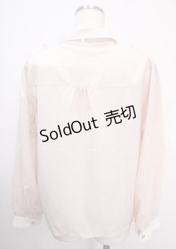 画像2: axes femme POETIQUE / レースフリルバイカラーブラウス M ピンク Y-25-04-03-019-AX-BL-SZ-ZY