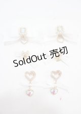 LIZ LISA / リボンヘアクリップセット  白 Y-25-04-03-004-LO-ZA-SZ-ZY