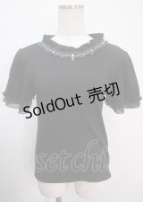 axes femme / プチスタンドリブプルオーバー F 黒 Y-25-04-03-039-AX-TO-SZ-ZY