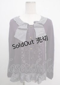 axes femme / カットソーAラインプルオーバー M パープル Y-25-04-03-041-AX-TO-SZ-ZY