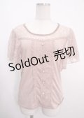 axes femme / ビスチェ風フレア袖プルオーバー M アワピンク Y-25-04-03-047-AX-BL-SZ-ZY