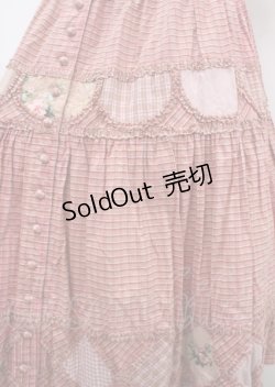 画像4: PINK HOUSE / フリル薔薇パッチワーク長袖ワンピース  ピンク Y-25-04-11-065-LO-OP-SZ-ZY
