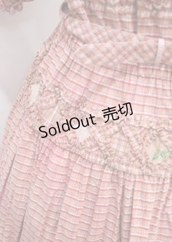 画像5: PINK HOUSE / フリル薔薇パッチワーク長袖ワンピース  ピンク Y-25-04-11-065-LO-OP-SZ-ZY