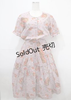 画像1: WONDERFUL WORLD / かご苺ワンピース  ラベンダー Y-25-04-11-069-LO-OP-SZ-ZY