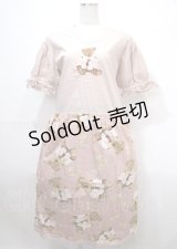 WONDERFUL WORLD / セーラーくま刺繍ワンピース  ピンク Y-25-04-11-070-LO-OP-SZ-ZY