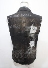 画像2: h.ANARCHY / リング付きノースリーブシャツ  黒 Y-25-04-11-077-HN-BL-SZ-ZS (2)