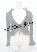 h.Jelly HONEY / 蝶＆いちごptフリルレースボレロ  黒 Y-25-04-11-084-HN-TO-SZ-ZS