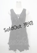 HONEY / レース切替ワンピース  黒 Y-25-04-11-096-HN-OP-SZ-ZY