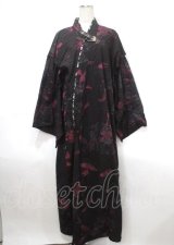 h.ANARCHY / 髑髏pt浴衣  黒 Y-25-04-11-098-HN-OP-SZ-ZY