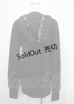 画像2: Drug Honey / スタッズ付きフードパーカー  黒 Y-25-04-11-101-PU-TO-SZ-ZY