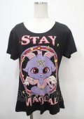 CUPCAKE CULT / STAY MAGICA TEE XL ブラック Y-25-04-11-103-PU-TS-SZ-ZY