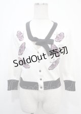 SOUHPUAA / 昆虫刺繍カーディガン S アイボリー Y-25-04-11-104-PU-TO-SZ-ZY
