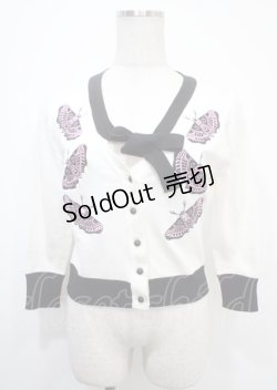 画像1: SOUHPUAA / 昆虫刺繍カーディガン S アイボリー Y-25-04-11-104-PU-TO-SZ-ZY