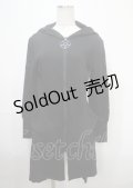 KILL STAR / Curses Long Hoodie S 黒 Y-25-04-11-105-PU-TO-SZ-ZY