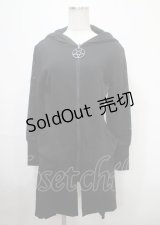 KILL STAR / Curses Long Hoodie S 黒 Y-25-04-11-105-PU-TO-SZ-ZY