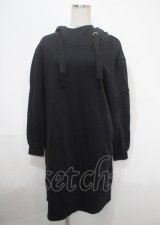 PUNK RAVE / The Undead Hoodie Dress F ブラック Y-25-04-11-108-PU-OP-SZ-ZT203